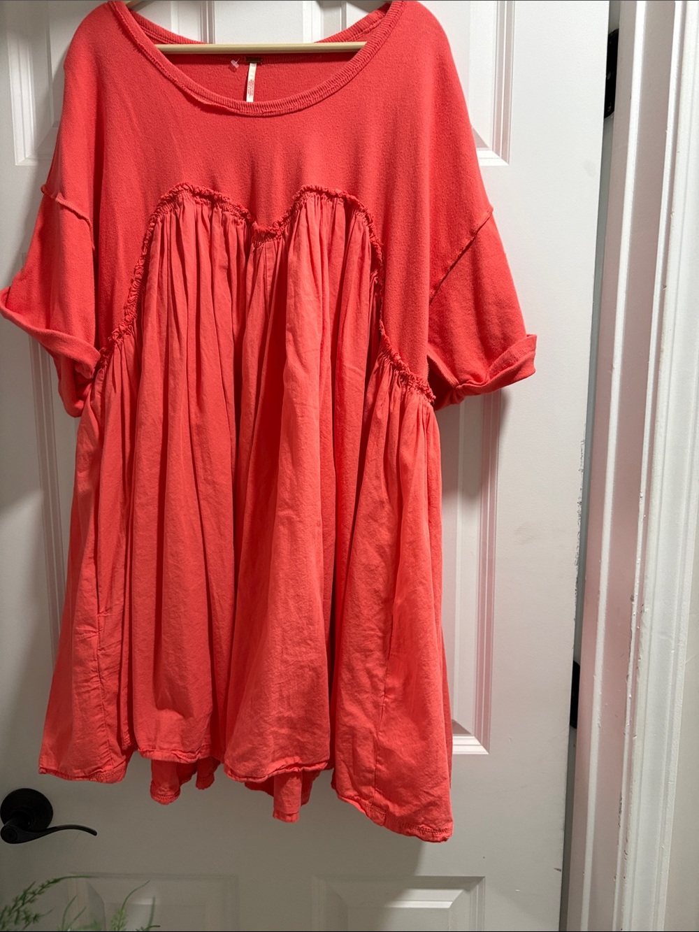 Free People Coral Swing Tunic Top